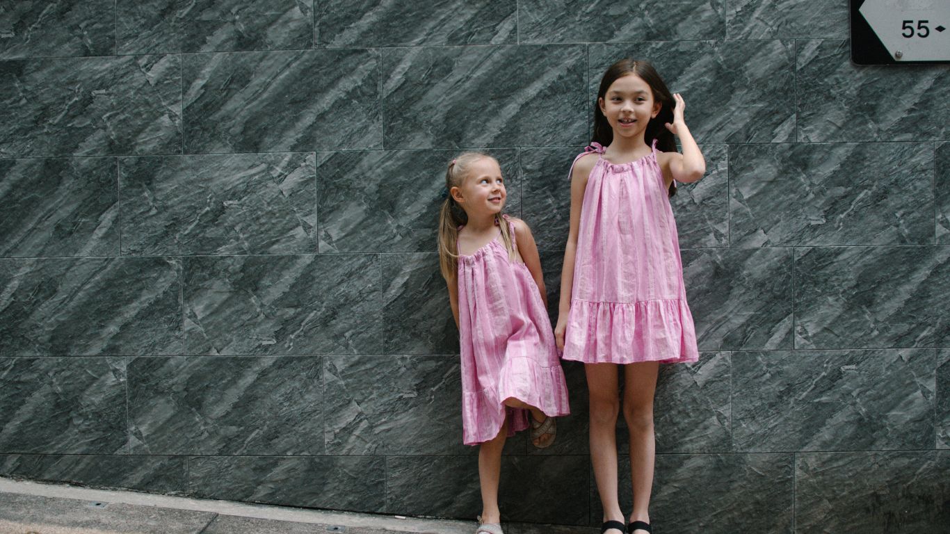 Girls dresses/ organic cotton dresses/ maxi dresses / mini me dresses/ party dresses
