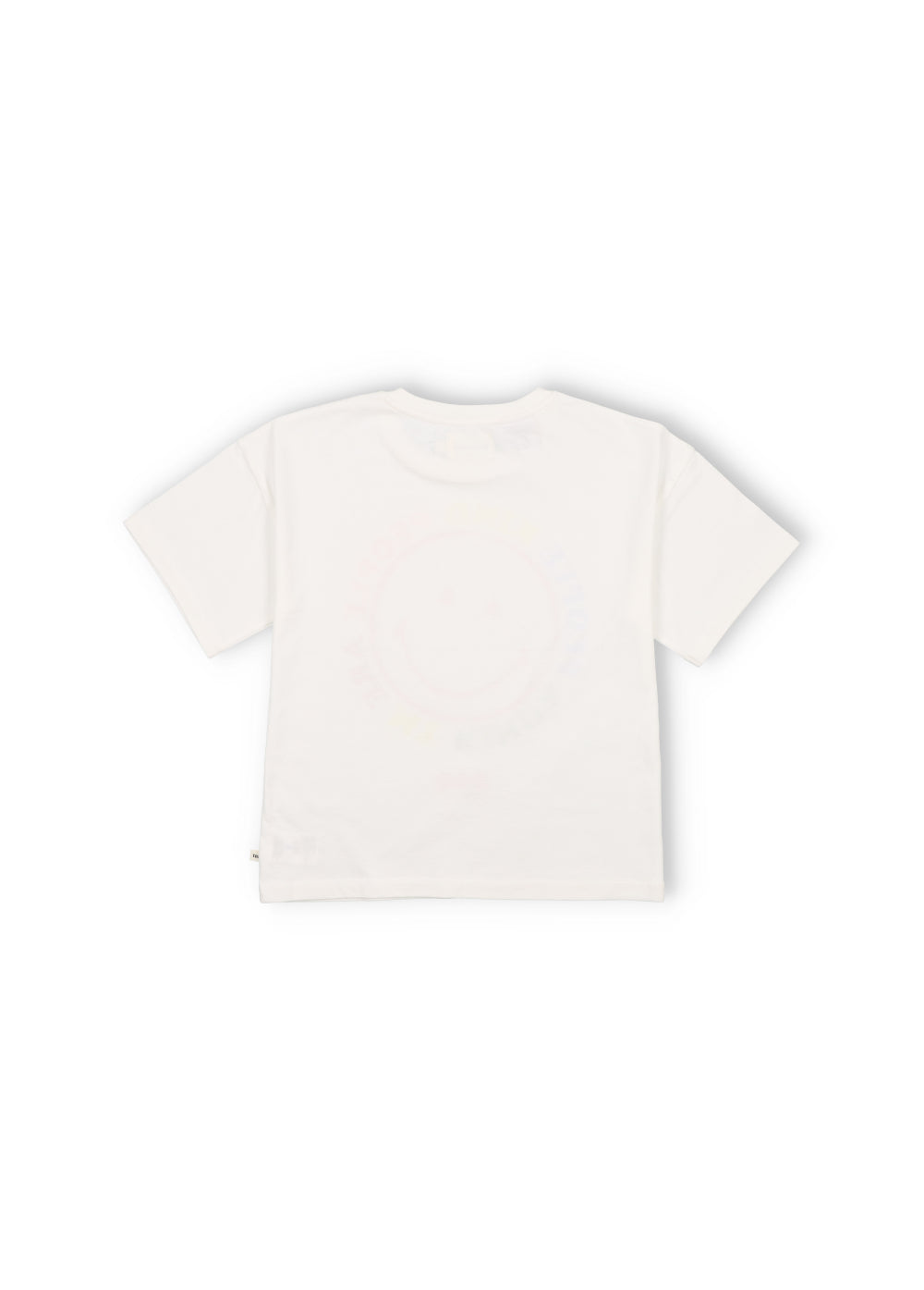 The New Society kids t-shirt from breathable and lightweight organic cotton. The kids t-shirt has Smiley Face. Best presents for kids and tweens online.