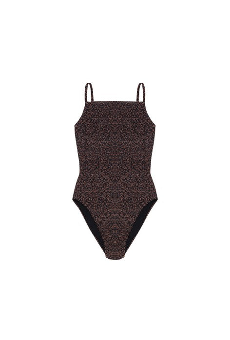 Smocked women swimsuit Solvang is made from recycled fabric with an eye-catching print, this women swimsuit merges fashion & exclusivity for beachwear.
