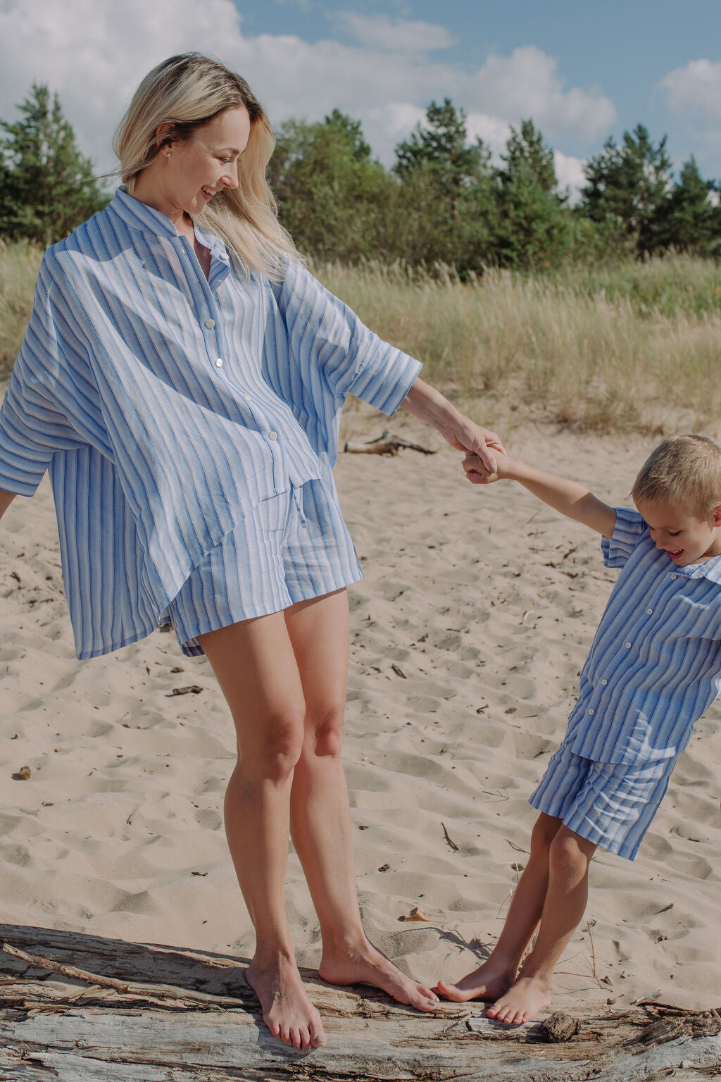 Mini me fashion for Mommy and son online, the best hot and humid weather clothing.