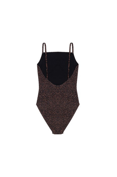 Smocked women swimsuit Solvang is made from recycled fabric with an eye-catching print, this women swimsuit merges fashion & exclusivity for beachwear.