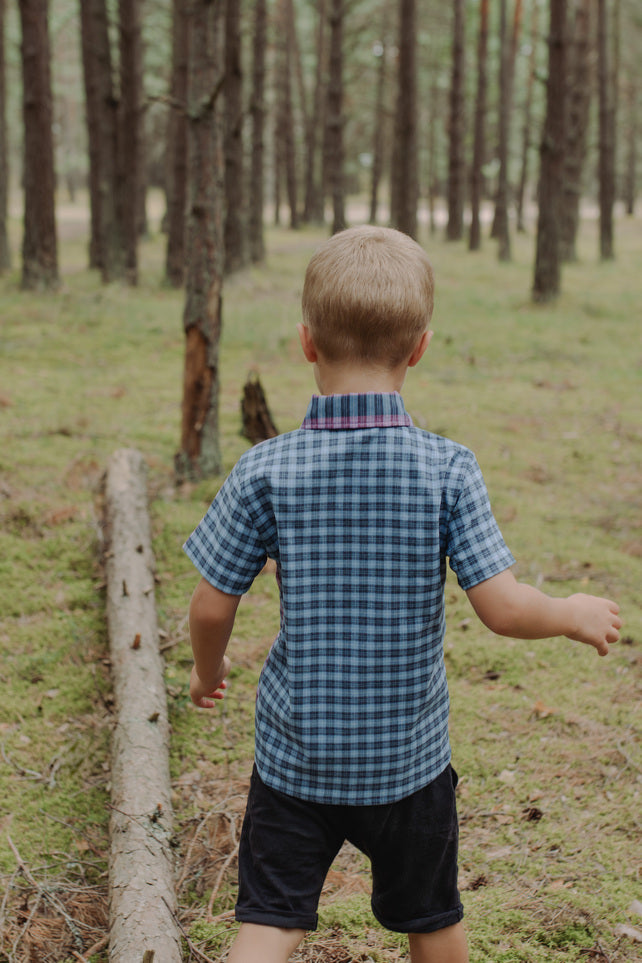 The most popular boys shirt, made of breathable cotton - part of MiliMilu sustainable kids clothing collection. Mommy and son matching shirts available.