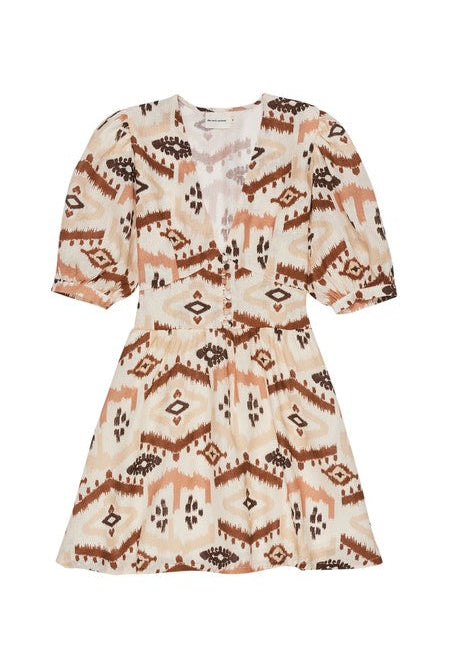 The New Society West dress — lightweight linen mini dress, available in Hong Kong & Singapore