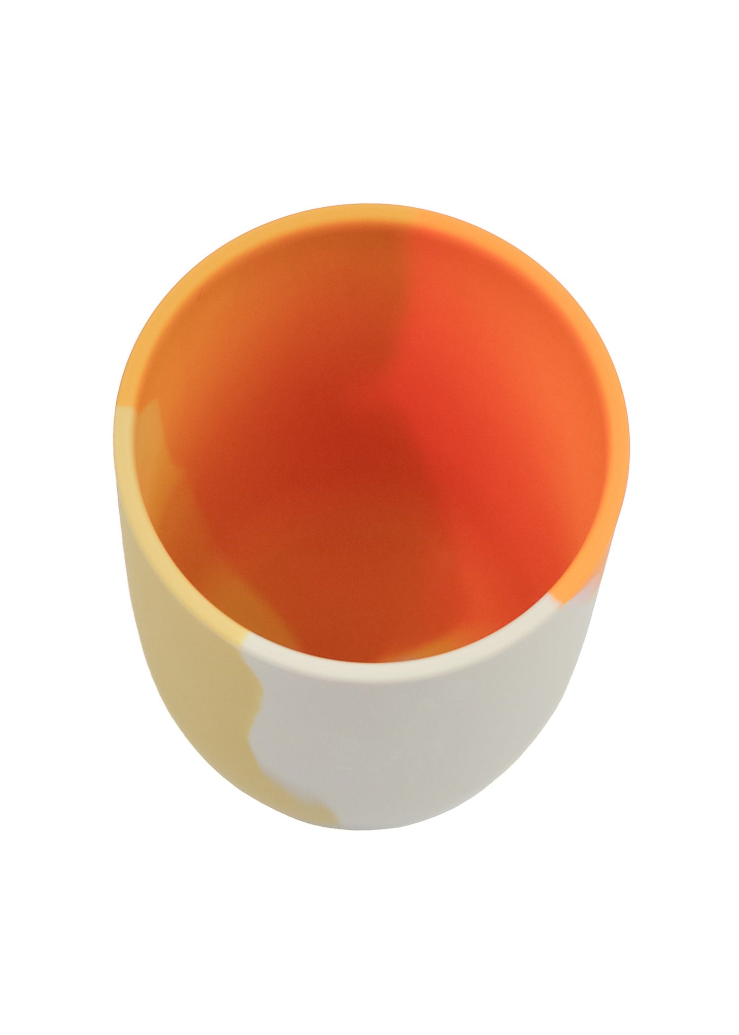 Orange toddler cup by Grech & Co – lightweight, shatterproof silicone cup for kids | Milimilu HK SG AU