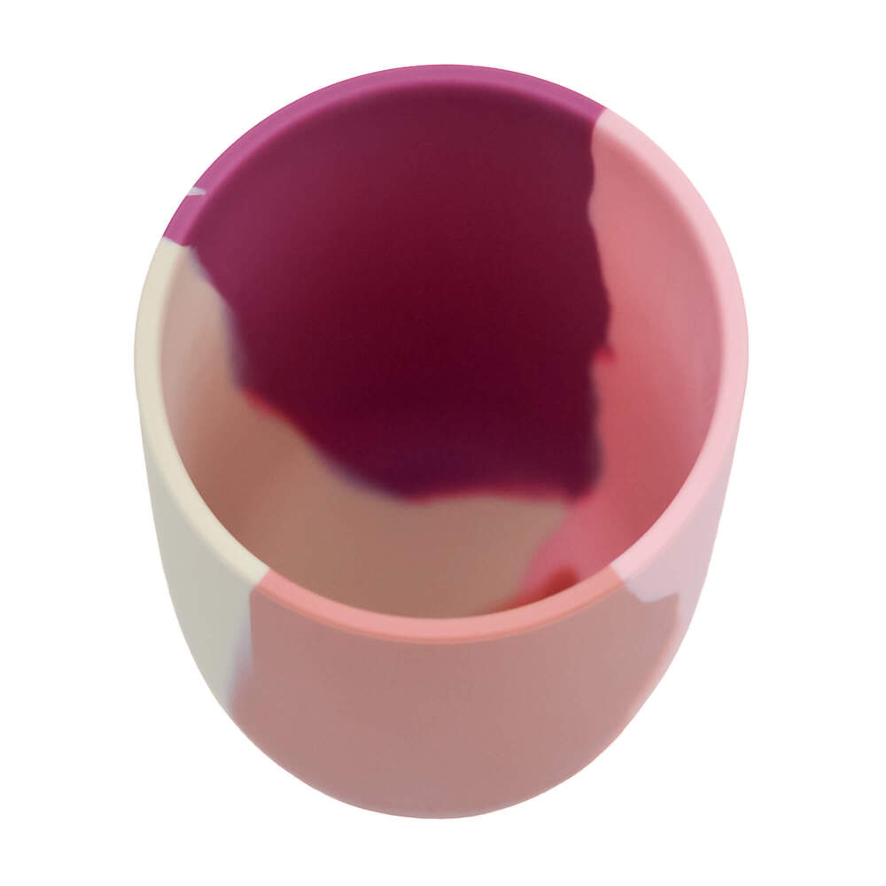 Eco-friendly & practical toddler and kids cups in a set in pink. The toddler silicon cups by Grech&Co. Eco friendly cups are hypoallergenic & the best gift.