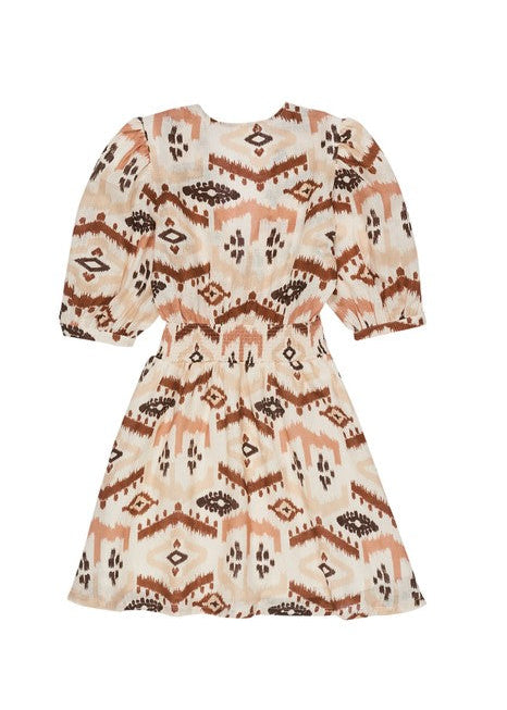 West linen dress in beige — versatile women's summer dress, ships to HK, Singapore & Australia