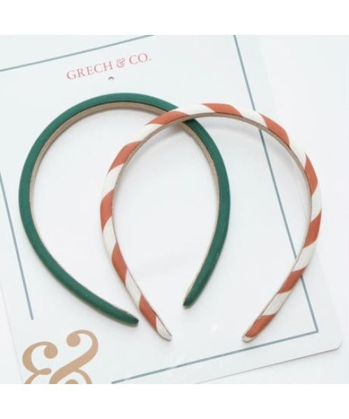 Eco-Friendly Headbands from Grech&Co in Atlas and and Tierra colour are best sustainable hair acecsory for girls. Our organic cotton headbands are soft and lightweight and very easy to wear. The best kids headbands.