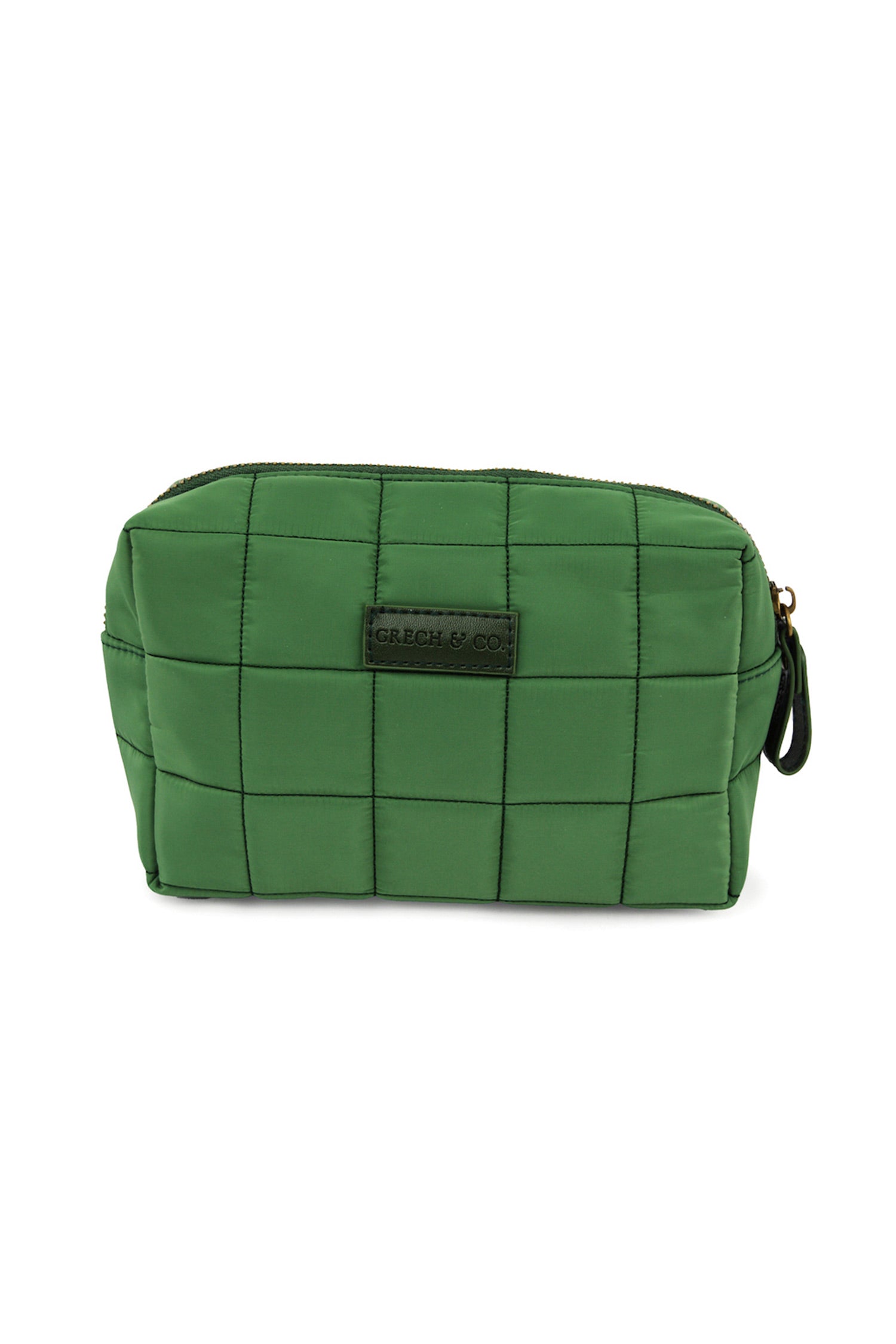 Sustainable travel pouch in green is made with sustainable & eco-friendly materials. The eco friendly pouch is multifunctional. Most popular gift for travelers.