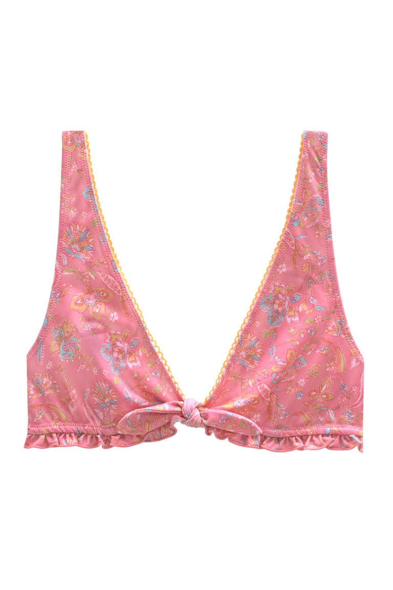 Sustainable bikini - pink bikini online by Louise Misha/ The best and most comfortable bikini for women & moms with Mini Me matching swimsuit available.