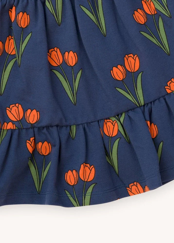 Girls Medium Natural Self Design Skirt