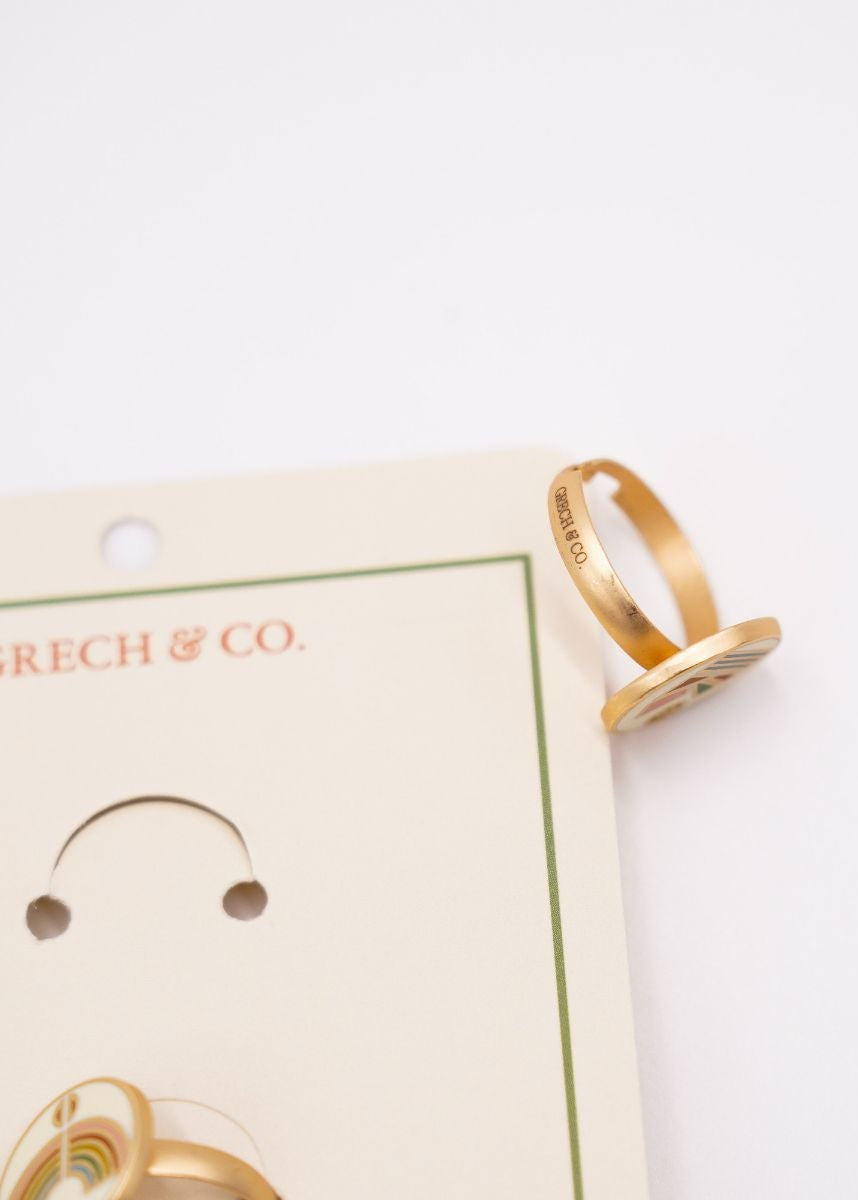 Shop girl's friendship rings with checks and jewellery online in Hong Kong and Singapore at MiliMilu. Stylish kids' ring made from eco materials by Grech &Co. Beautifully made Friendship ring is the perfect gift for your friend or bestie or wear them together. Also, perfect Christmas gifts and Christmas stocking filler