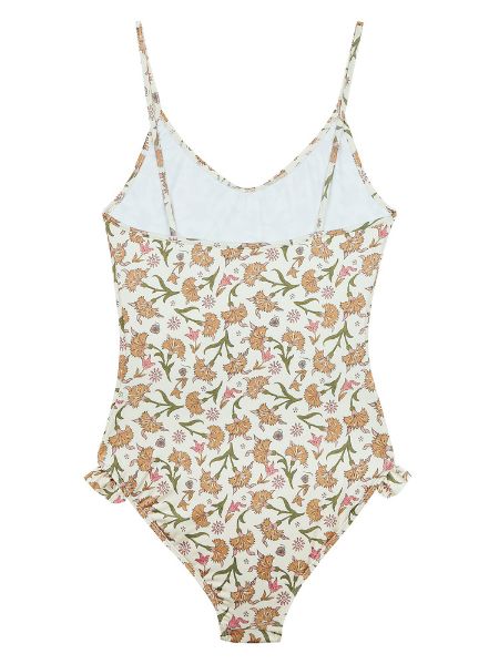 Eco friendly women swimsuit in Indiana print is made from soft recycled polyester. Perfect fit swimsuit for any body type to make you look fashionable.