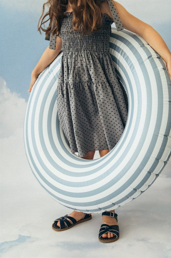 The grow with you girl summer dress will last a few seasons. The summer dress for girls is made from breathable organic cotton. Mini Me dresses are available.