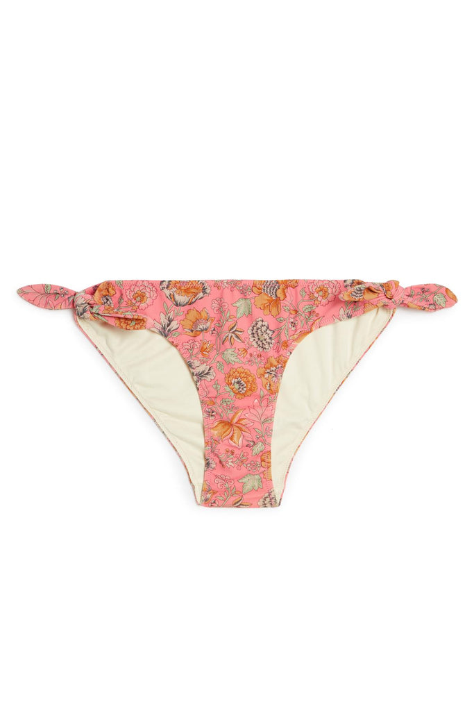 The recycled bikini bottoms Kauai with bohemian strawberry print are lightweight with ties on the sides by Louise Misha. The recycled bikini bottoms have the perfect flattering shape to make you feel comfortable. We love Mini-me; Mommy and daughter matching swimsuits. Best bikini for Hong Kong and Singapore, be stylish