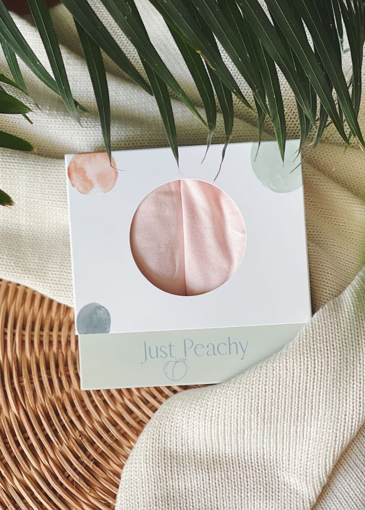 Just Peachy girls pink shorties are made with Lenzing TENCEL Micro Modal Fibers. Kids underwear for sensitive skin and eczema-prone skin at Milimilu Lifestyle.