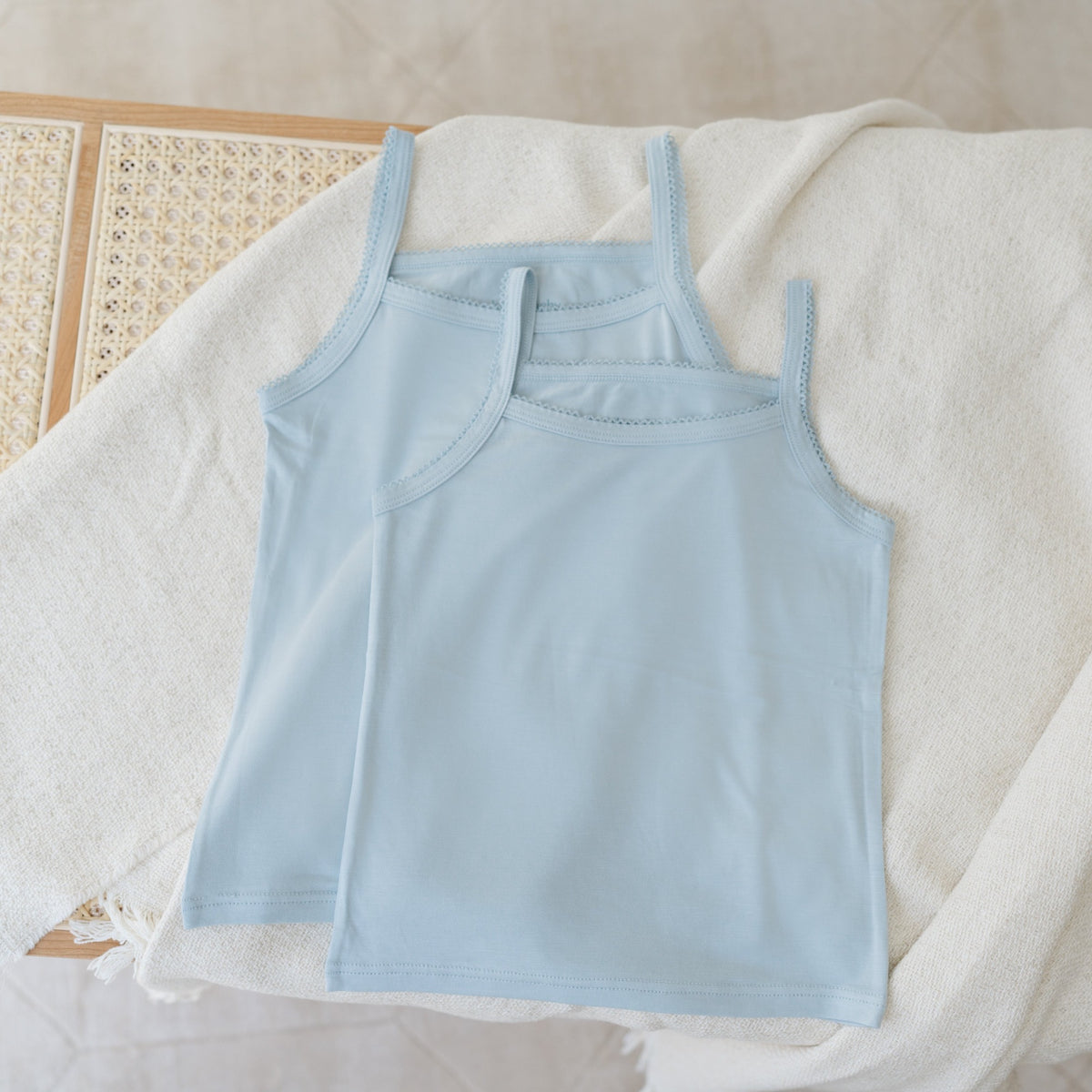 CAMISOLES SET OF 2 - BLUE | Milimilu.com