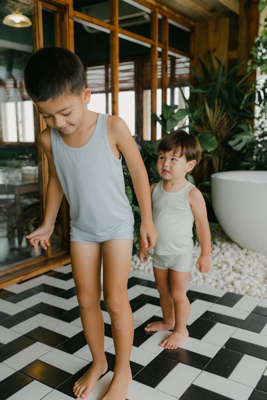 Just Peachy Camisoles are super soft and gentle on your little ones' skin. Designed with a snug fit for play, movement and a comfy night's rest. Add the breathable Camisole layer under your day clothes or snooze in maximum comfort. Made with Lenzing® TENCEL™ Micro Modal Fibers. Kids' underwear for sensitive skin, is the best kids underwear.