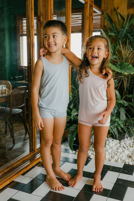 TANK TOPS SET OF 2 - BLUE