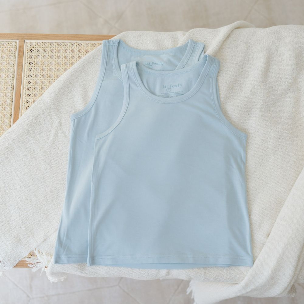 TANK TOPS SET OF 2 - BLUE