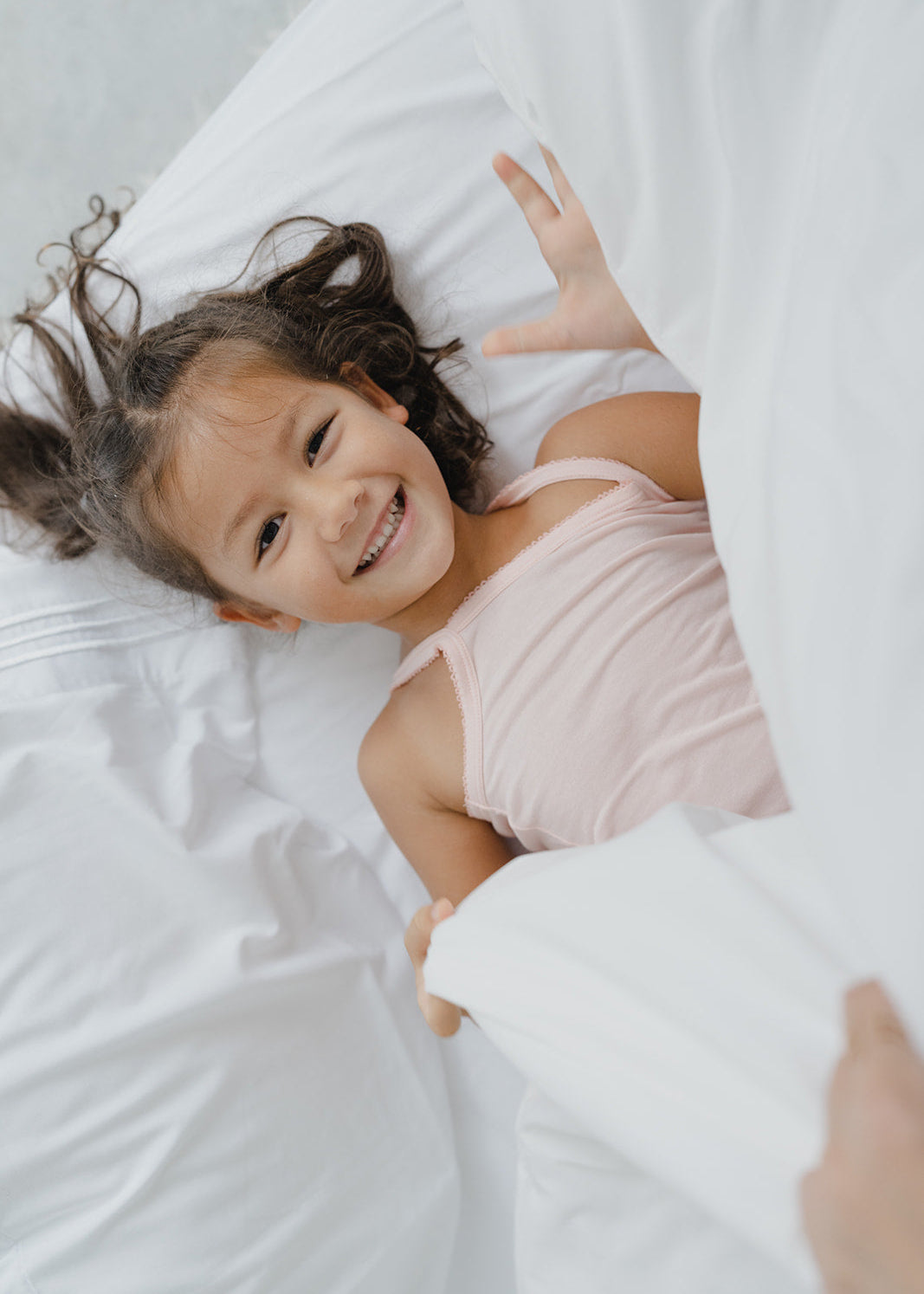 Kids camisoles in pink are gentle on kids skin. This kids underwear is made with Lenzing TENCEL Micro Modal Fibers. Kids underwear for sensitive skin online.