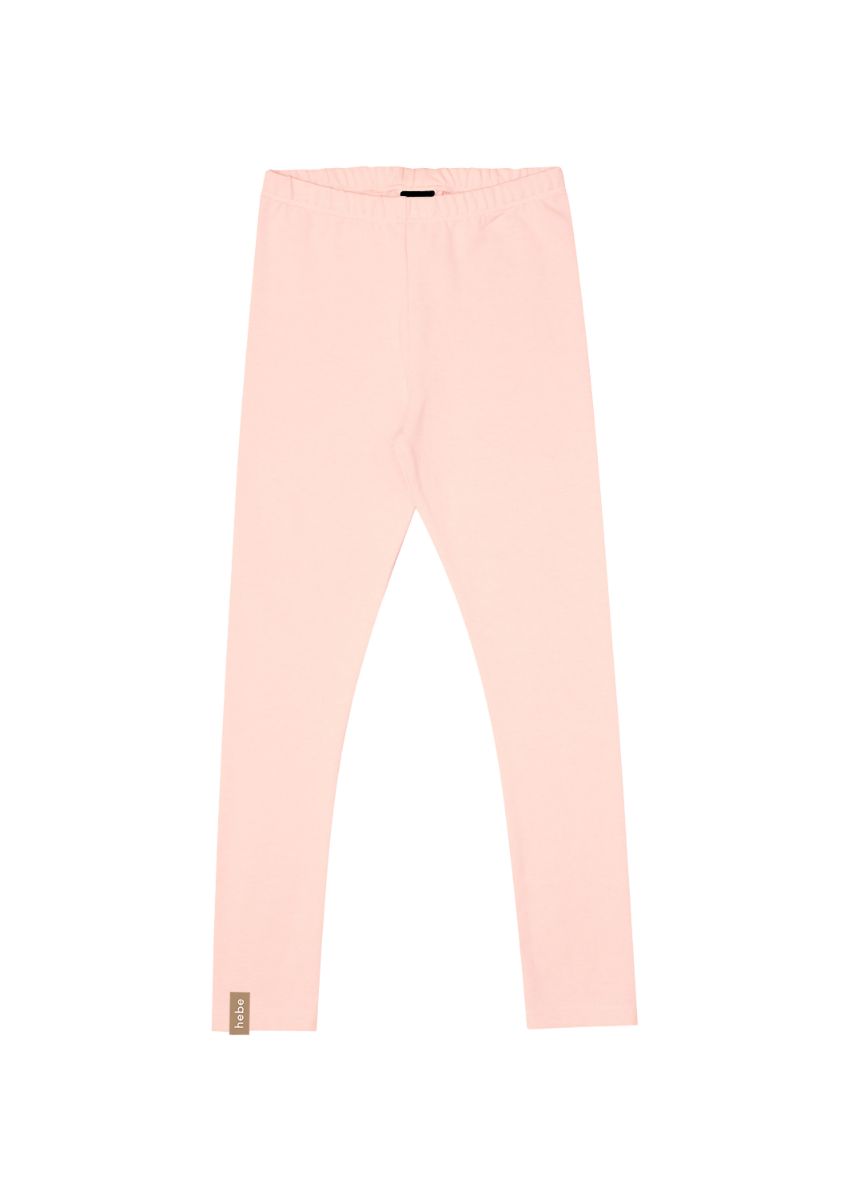 Breathable organic cotton baby girls leggings in light pink colour. Milimilu Lifestyleoffers sustainable baby clothing from eco-friendly and organic fabrics.