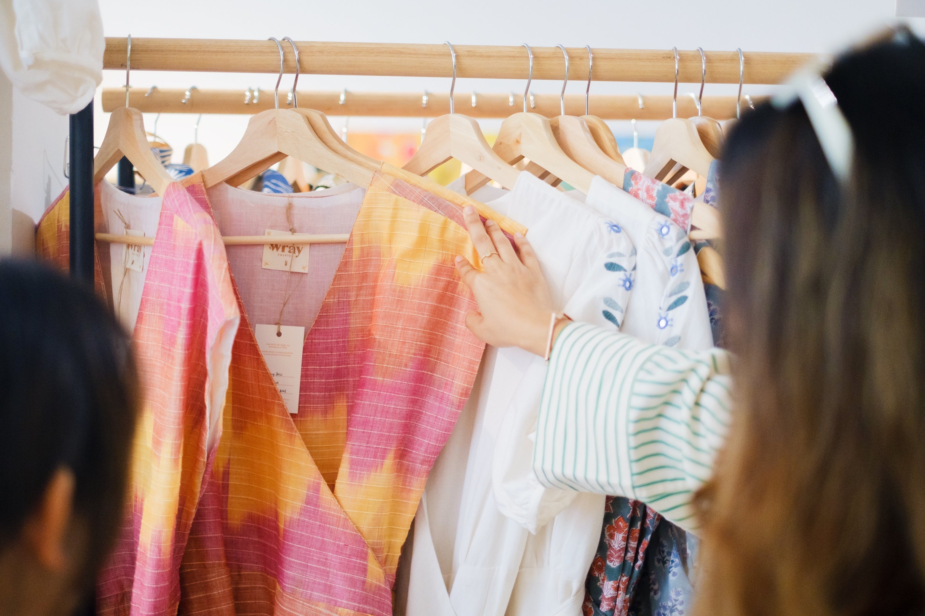 Susannah from ZERRIN sustainable fashion store in Singapore showcasing eco-friendly clothing