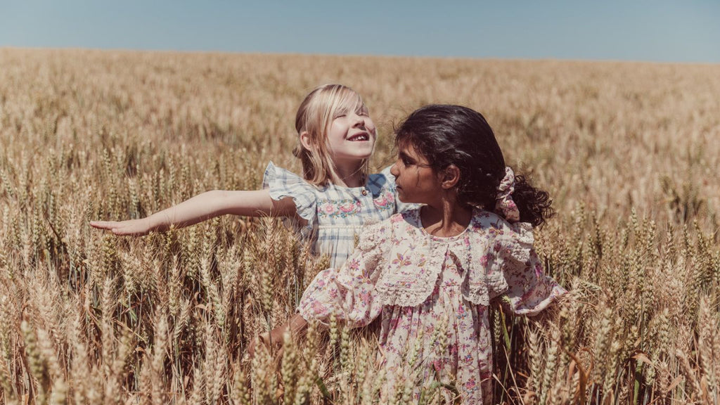 Shop sustainable, breathable and stylish girls and tweens clothing for girls from organic and recycled materials online, girls party dresses, mini me dresses online in Hong Kong and Singapore.