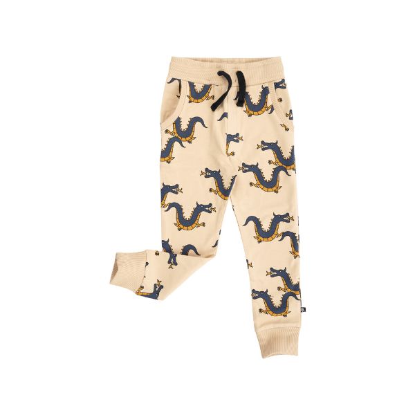 The organic cotton kids' joggers with dragon print is a must-have for every kid's wardrobe, comfortable and soft, made with organic cotton by CarlijnQ. Stylish and cool kids, teen joggers, pants, and other organic cotton kids clothing online at MiliMilu in Hong Kong and Singapore.