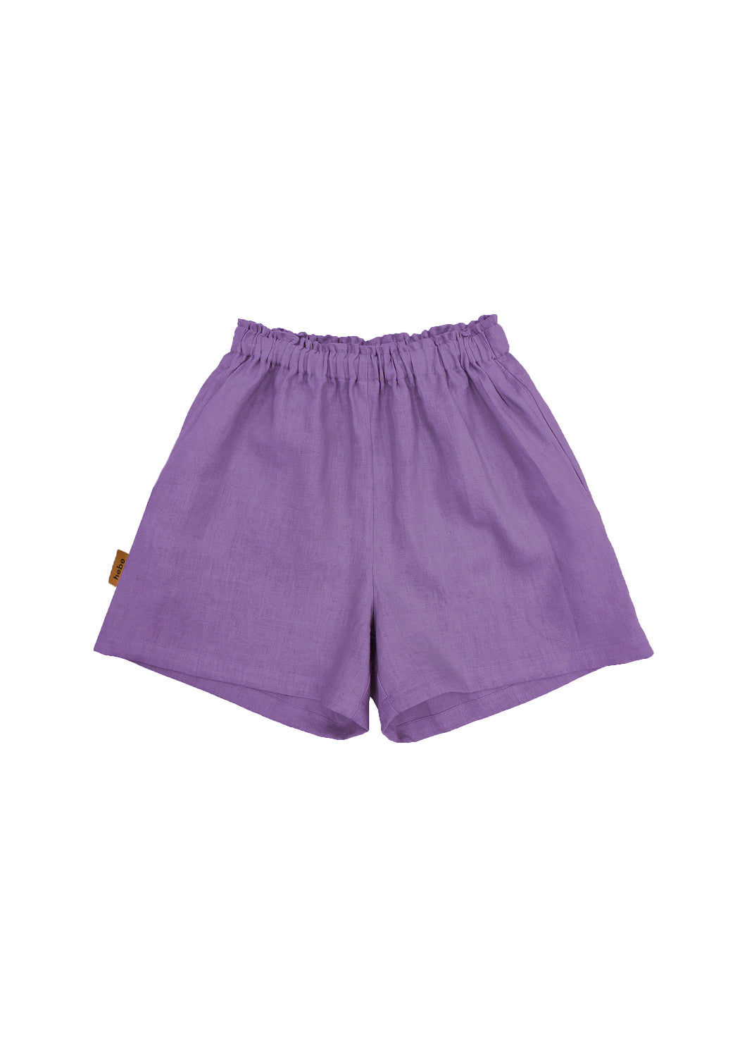 Breathable linen shorts in lilac for girls online and trendy linen cropped sets online, shope the best girl summer clothing and beach wear at MiliMilu.