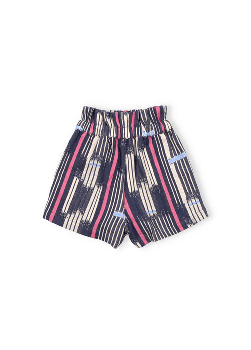Shop organic cotton women high waisted shorts Echo. These high-waisted shorts for women feature an exclusive jacquard-on-embroidery print with adjustable drawstrings, offering both style and comfort by The New Society. The best women shorts for summer, shop women summer fashion online in Hong Kong from local business. 