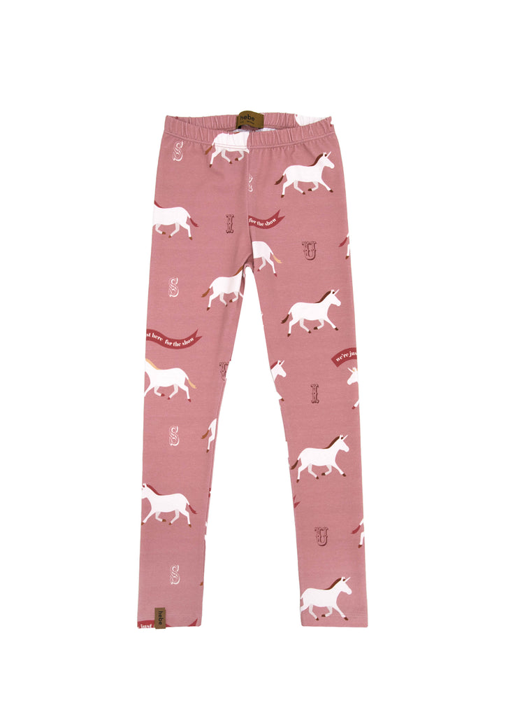 Shop extra light and breathable unicorn leggings for girls in soft pink online in Hong Kong and Singapore. The light girl's unicorn leggings are so easy to wear and easy to wash. The best girl's clothing for playdates and parties and a girl's favourite gift, also the best Christmas gift online in Hong Kong.