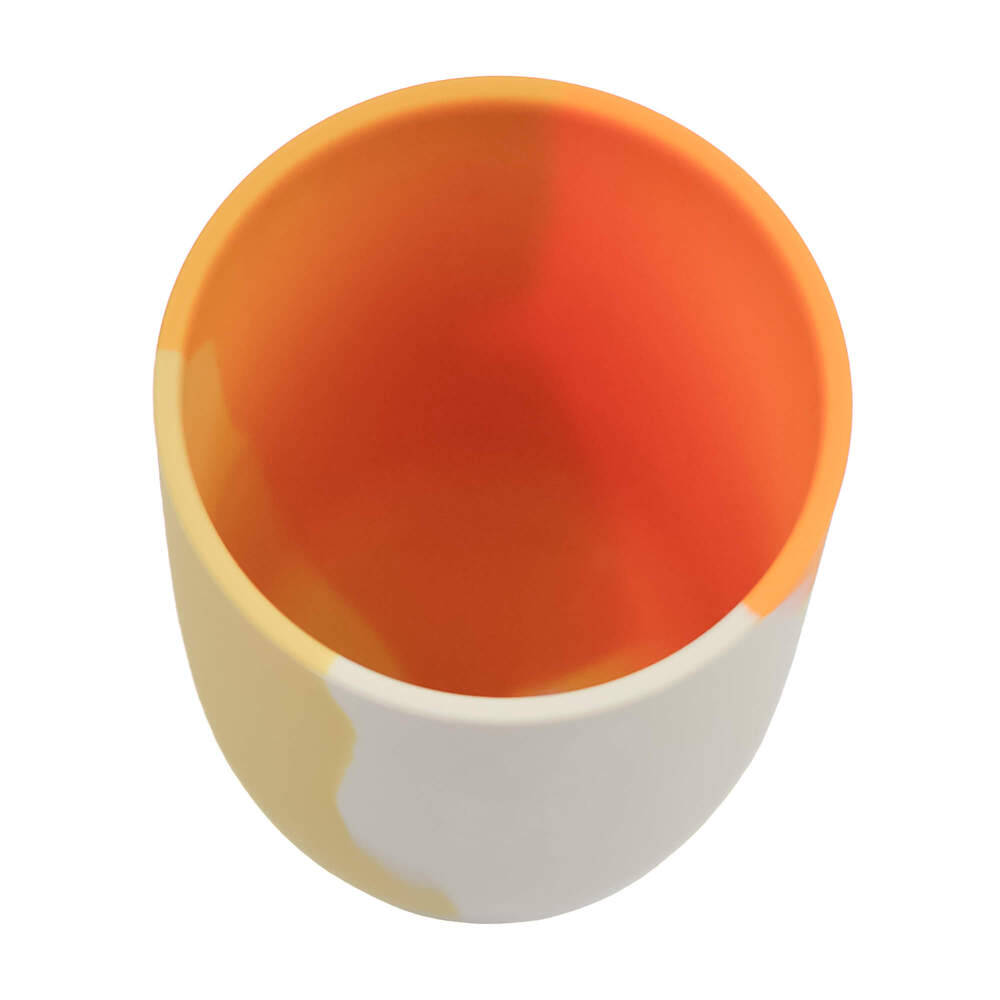 Shop set of cups for toddlers and kids is not only practical but also comfortable in beautiful orange. Made by Grech&Co, the cups are eco-friendly and made of 100% LFGB grade silicone. Toddler and baby trendy cups are hypoallergenic and free from harmful chemicals. The best and more practical gift for toddlers and kids