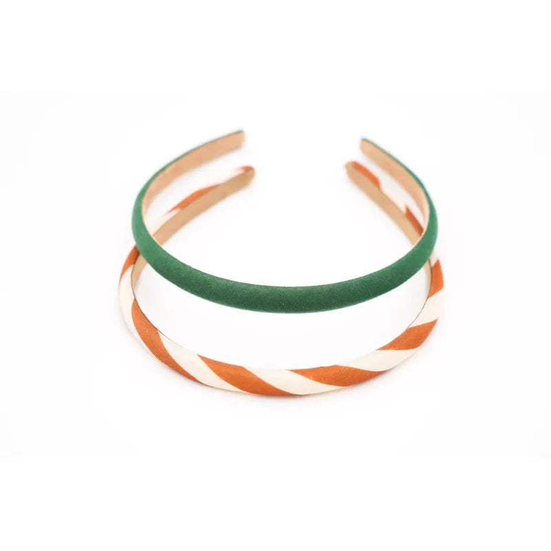 Eco-Friendly Headbands from Grech&Co in Atlas and and Tierra colour are best sustainable hair acecsory for girls. Our organic cotton headbands are soft and lightweight and very easy to wear. The best kids headbands.
