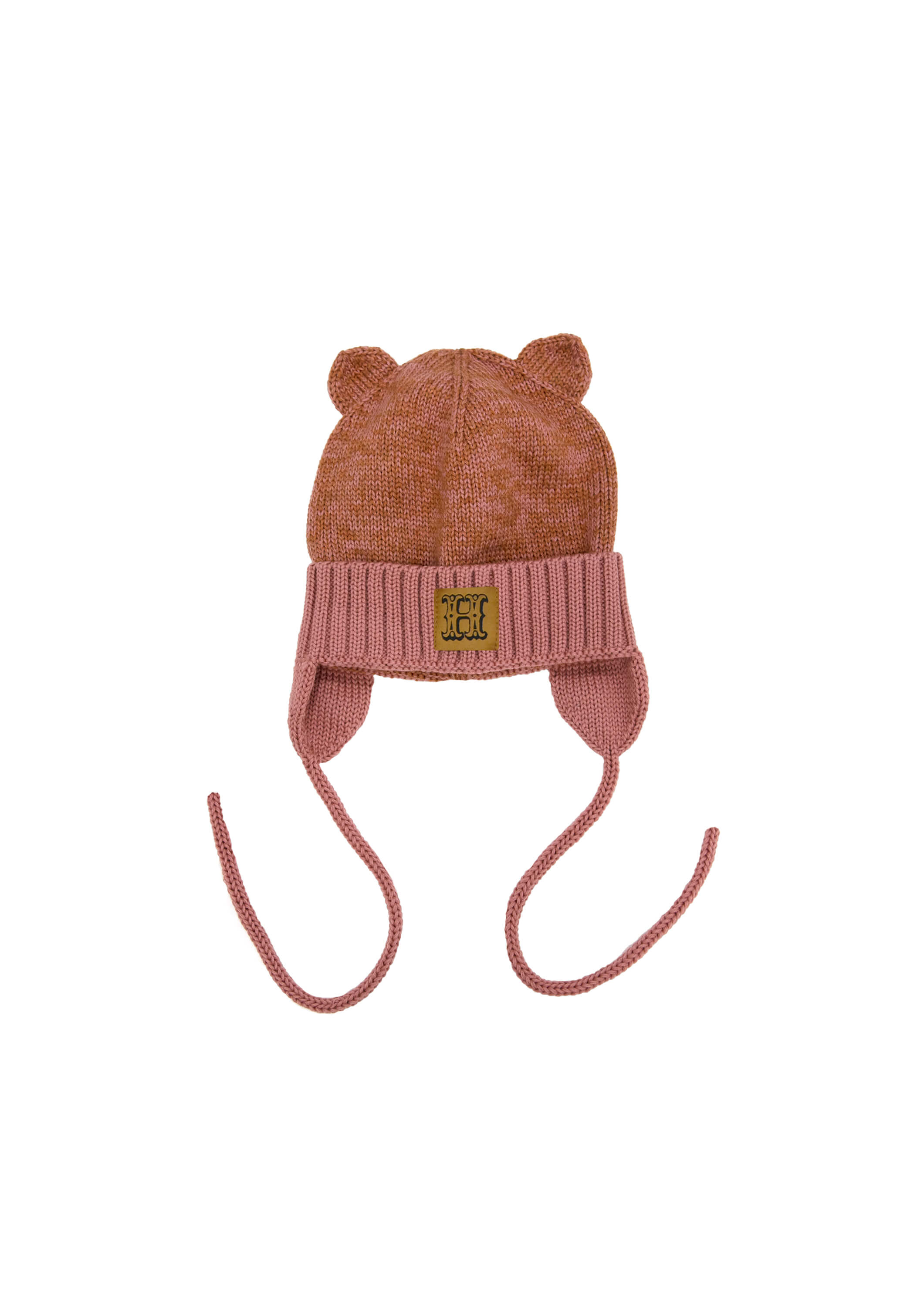 Adorable pink merino wool baby hat with ears online at MiliMilu.It will keep your child warm during the colder months and upcoming trips without any itching.