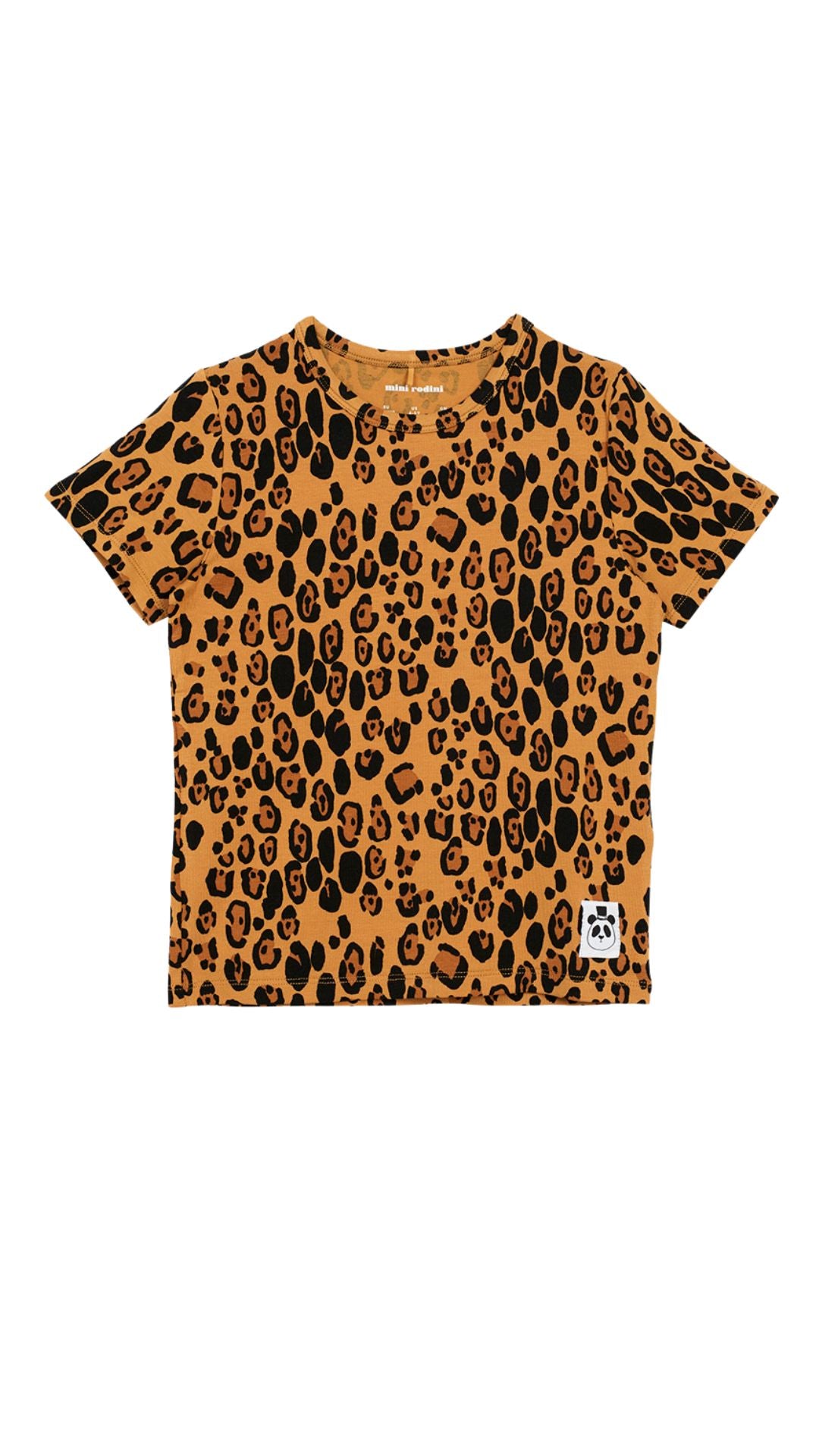 Mini Rodini leopard print T-shirt for kids is the most breathable T-shirt made with soft TENCEL Lyocell fabric. The best clothing for hot and & humid weather.