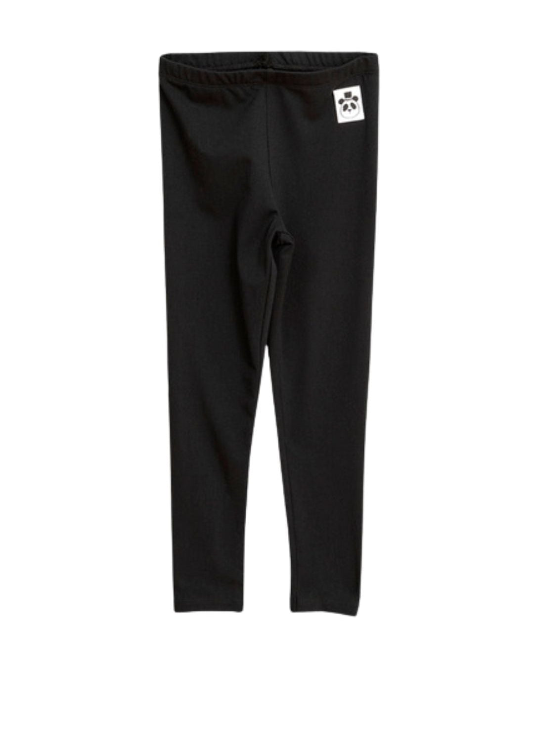 Mini Rodini kids black leggings in sustainable TENCEL Lyocell fabric