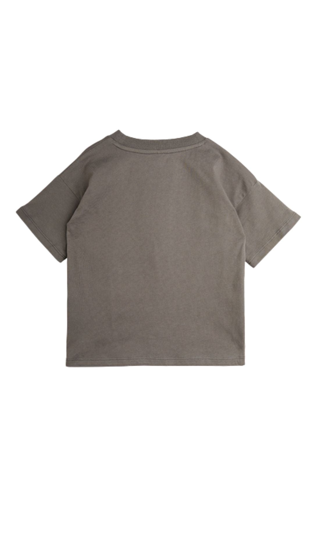 Mini Rodini T-shirt in grey is made with 100% GOTS certified organic cotton, part of our breathable clothing collection for this summer for kids online.