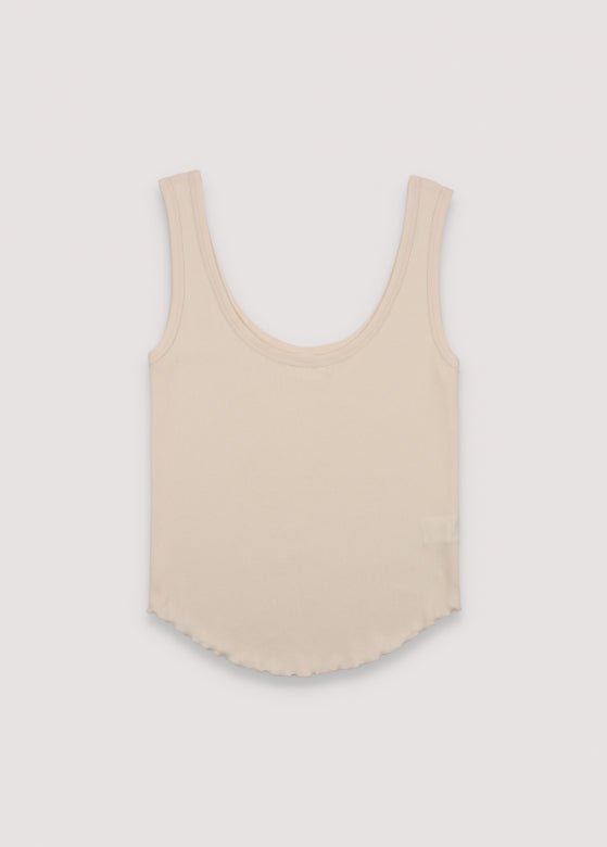 The New Society white women's top — sustainable organic cotton fashion at MiliMilu
