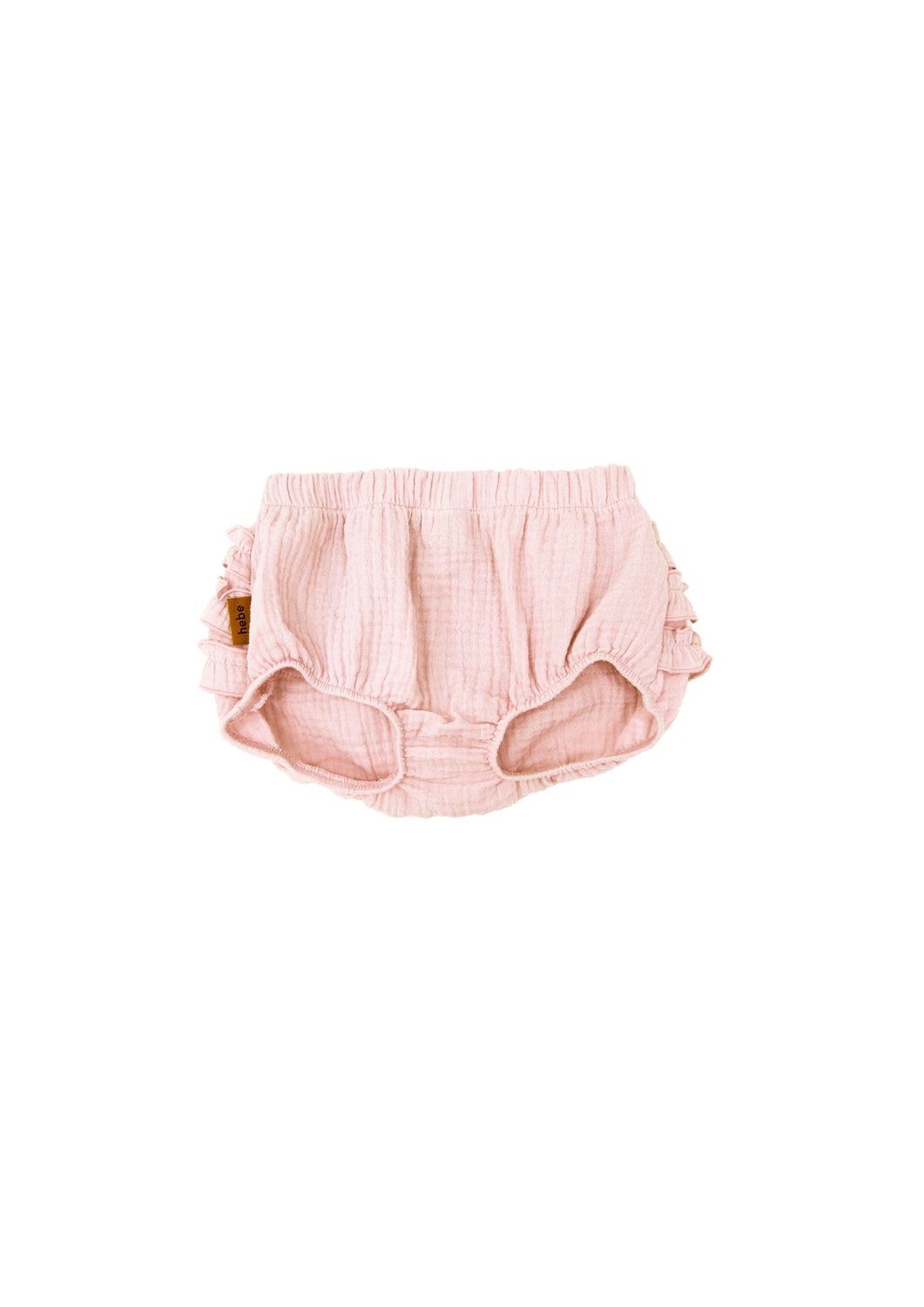 Shop breathable pink cotton baby girl bloomers with ruffles is the most adorable baby girl's outfit. This girly baby ruffled bloomer is made from muslin, which is the perfect choice for baby clothing. Shop muslin baby clothing at MiliMilu and baby cothing that is practical and easy to wear, the best baby gifts online.