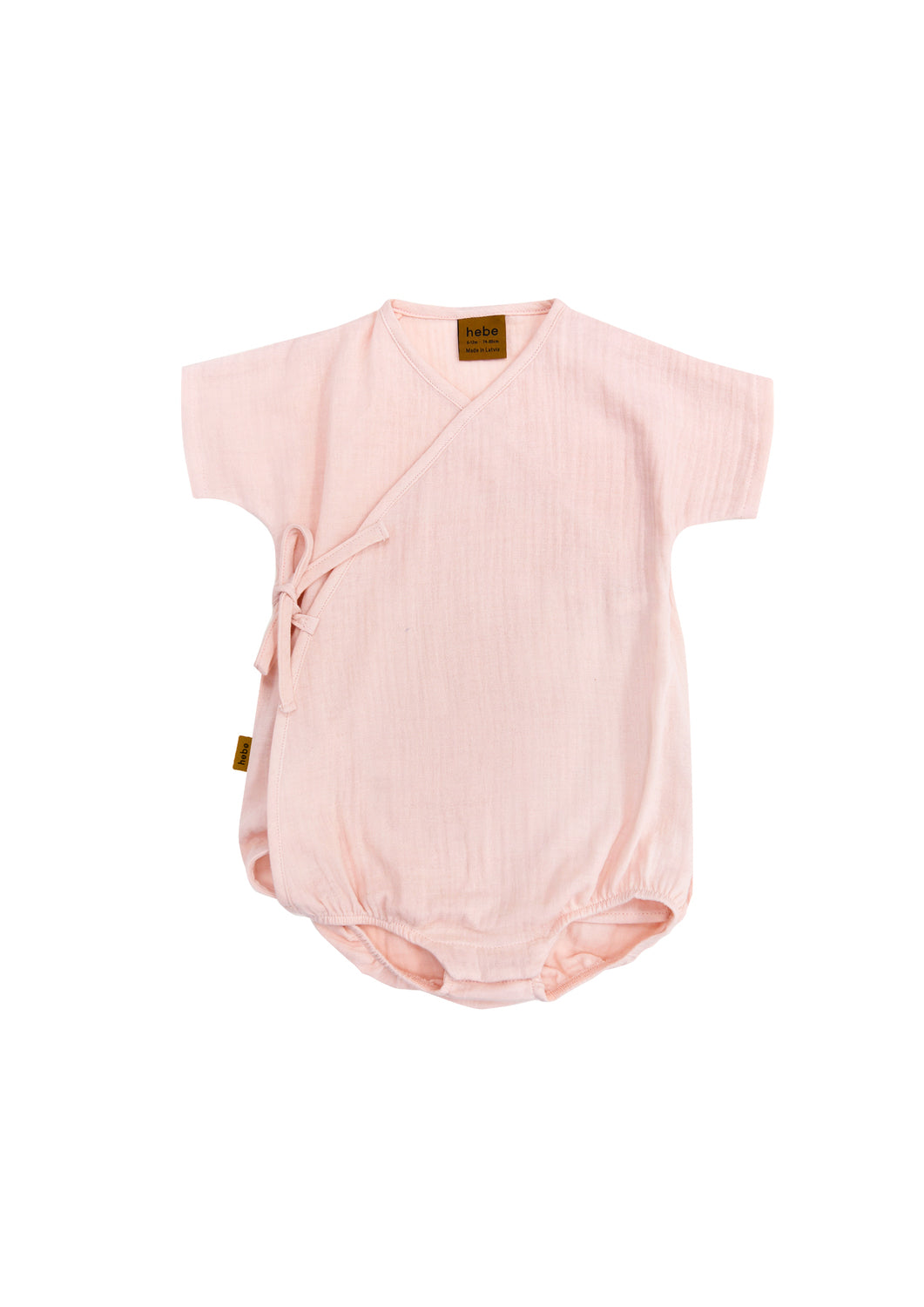 Shop the breathable pink muslin wrap body is perfect for summer weather. This baby girl romper can be adjusted for thingness and comes with snap bottom's at bottom for easy wear. This pink baby romper is made from muslin which is the perfect choice for baby clothing during summer. Shop the best baby clothing online.