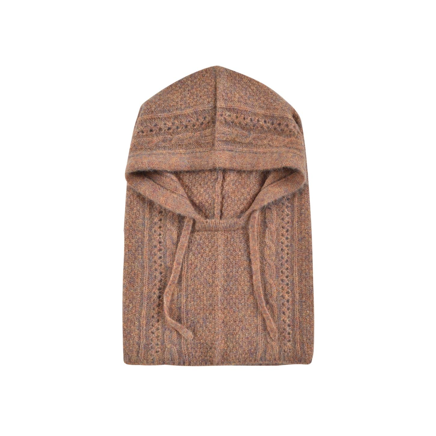 Shop women's hood ( hat and scarf) in cinnamon colour online in Hong Kong and Singapore at Milimilu by Louise Misha. This women's hood is beautifully woven and breathable but also keeps you warm and stylish. The best gift for women on Christmas this season, women's winter hat and hood for upcoming ski trips.