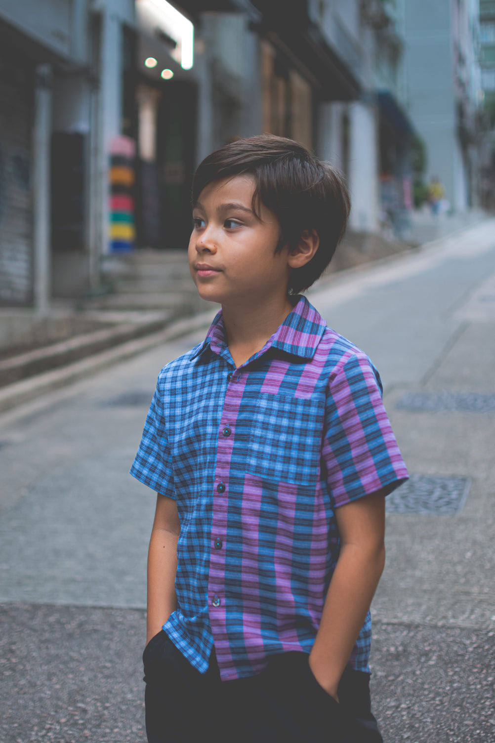 The most popular boys shirt, made of breathable cotton - part of MiliMilu sustainable kids clothing collection. Mommy and son matching shirts available.