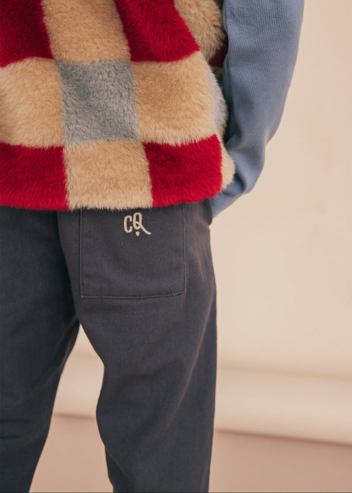 Boys chinos online at MiliMilu — CarlijnQ organic cotton denim trousers Hong Kong Singapore