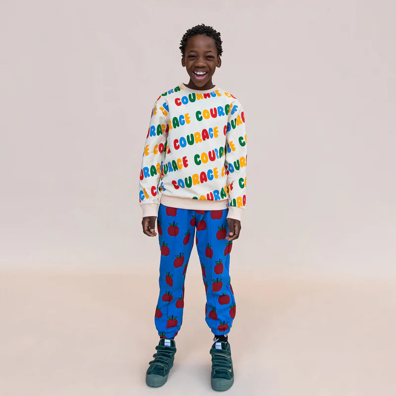 Shop organic cotton kids sweater that makes a statement with birght and bold kids clothing styles. Perfet kids sweater from toddler to teen to be trendy and comfortable. The kids sweater is made by CarlijnQ, and we adore the Scandi look -  perfect gift for kids.