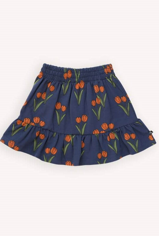 Shop ruffled tulip-style skirts for girls and tweens online in Hong Kong and Singapore at MiliMilu. The skirt has an elastic waistband to ensure comfort and a secure fit and is made from organic (GOTS) cotton. MiliMilu also offers kids presents ad gifts for birthdays, including the best Christmas gifts.