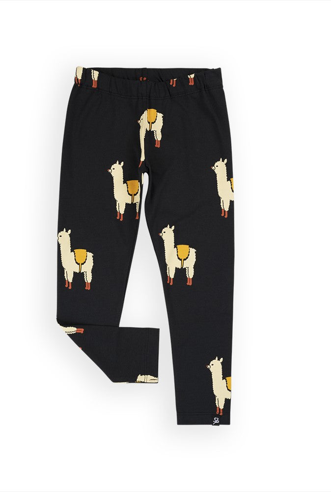 Trendy kids leggings with Alpaca print, shop organic kids clothing and unique kids clothing online for trendy and cool kids. Best kids gifts and presents online