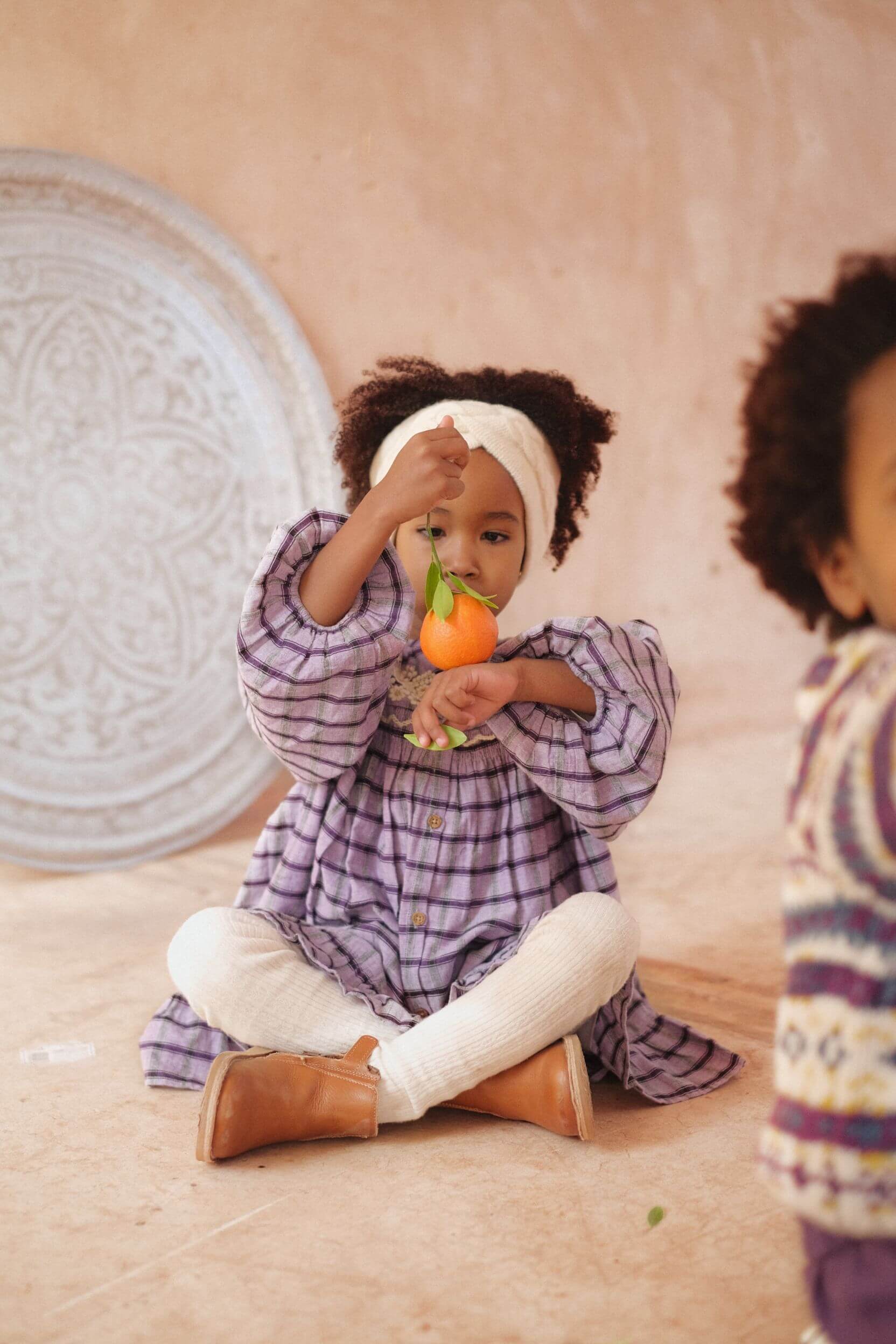 The best girl dress for stylish girls online at MiliMilu. Purple checkered girls dress will make your girl feel like a princess. Best kids presents online.