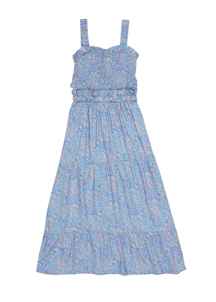 The breathable and lightweight liberty cotton women's summer dress with an open back is stylish and comfortable. Women's midi dress from organic cotton is trendy and comfortable. Mini Me dresses for Mommy and daughter matching are available—high quality with affordable, sustainable fashion in Hong Kong and Singapore.
