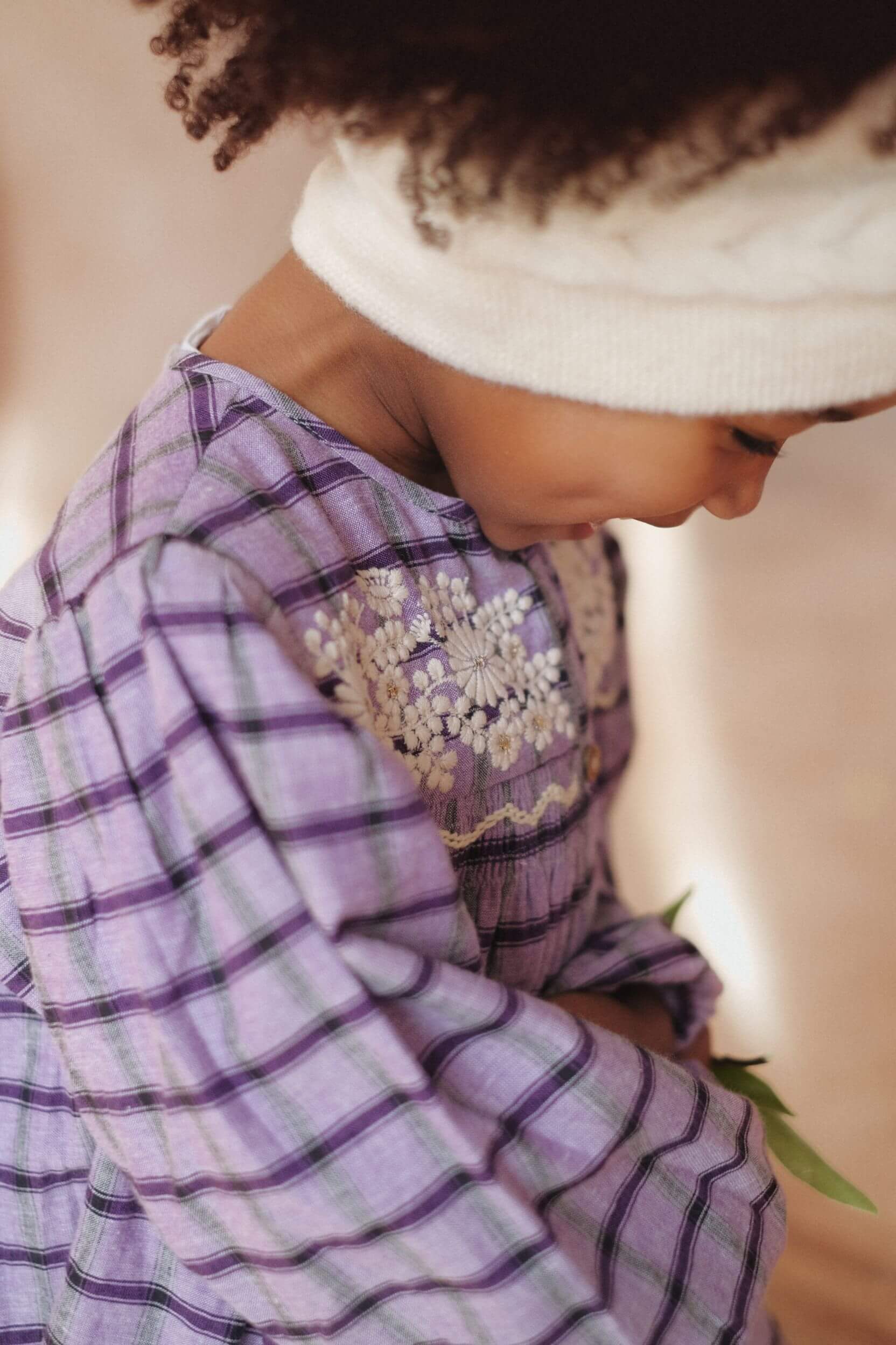 The best girl dress for stylish girls online at MiliMilu. Purple checkered girls dress will make your girl feel like a princess. Best kids presents online.