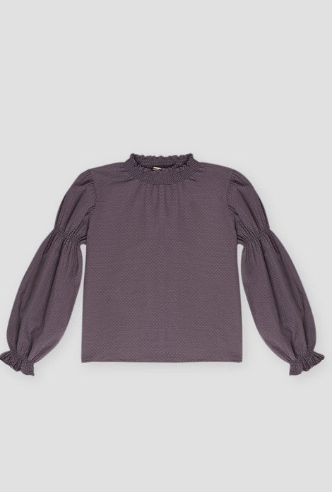 Breathable organic cotton women blouse is made with breathble organic cottona by The New Society. Mini Me style to match with girls dress is available.